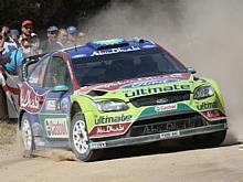 Matti Latvala und Beifahrer Miikka Anttila gewannen die Sardinien-Rallye. Foto: Auto-Reporter/Ford 